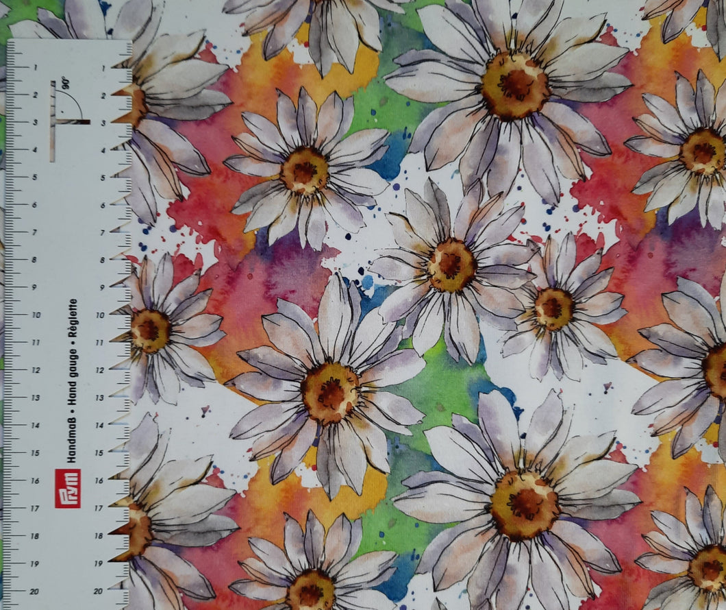 #131 daisy sold by the half meter Surplus muslin