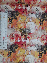 Load image into Gallery viewer, #390 deer-tree sold by the half meter surplus French Terry
