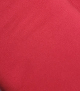 vendu au demi mètre coton lycra uni rouge rosé