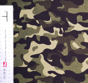 #57 camo sold by the half meter 100% surplus cotton